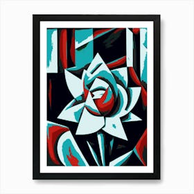 Abstract Flower 6 Art Print