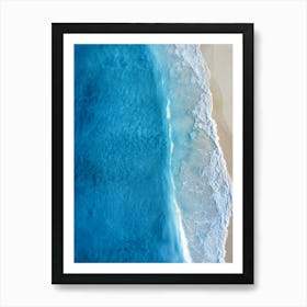 Aerial View Of A Beach 148 Art Print