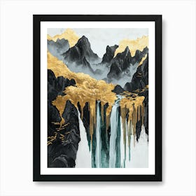 Pyrenean Flow Luxe Dreamscape Art Print