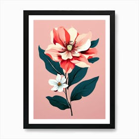 Pink Flower 14 Art Print