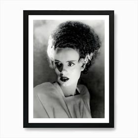 Actress Elsa Lanchester In A Scene From The Movie Bride Of Frankenstein Art Print