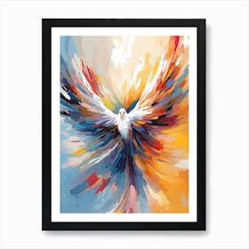 Abstract Bird Wings Art Print
