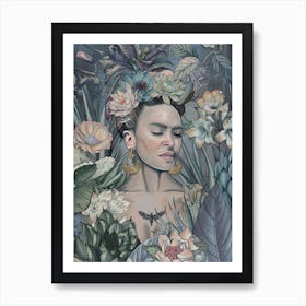 Sueno De Medianoche Frida Kahlo Art Print