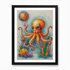 Octopus 63 Art Print