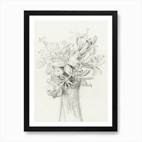 Flowers In A Vase 1, Jean Bernard Art Print