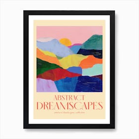 Abstract Dreamscapes Landscape Collection 49 Art Print