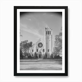 Untitled Photo, Possibly Related To Church, Reserve, Louisiana By Russell Lee Art Print