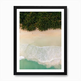 Jungle Beach Walk Art Print