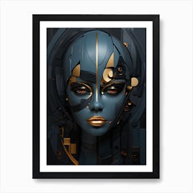 Futuristic Woman Art Print