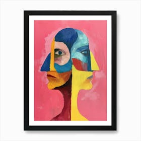 'Two Faces' 7 Art Print