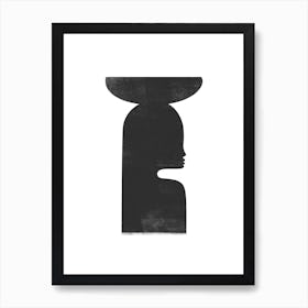 Totem Pole Woman 01 Art Print