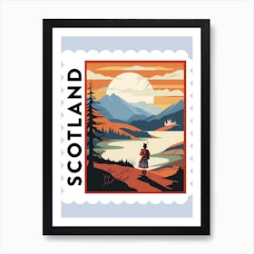 Scotland 2 Travel Stamp Poster Art Print
