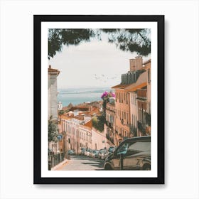 Lisbon Ocean View Art Print
