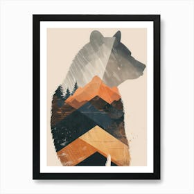 Bear Print Art Print