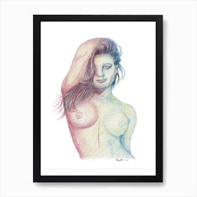 Nude Woman 4 Art Print