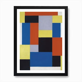 Composition 10, Theo Van Doesburg Art Print