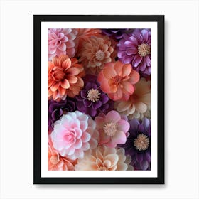 Paper Flowers 2 Art Print