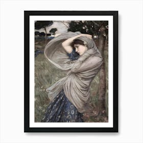 Woman In A Dress Art Print