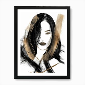 Portrait Of A Woman 128 Art Print