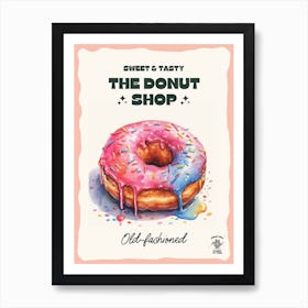 Old Fashioned Donut The Donut Shop 2 Art Print