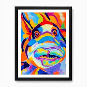 Clown Triggerfish Matisse Inspired Art Print