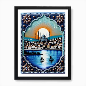 Blue Mosque Art Print
