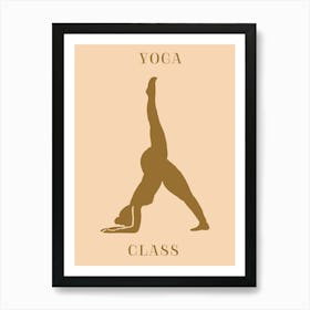 Yoga Class Art Print