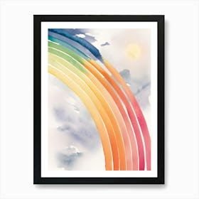 Rainbow In The Sky Art Print