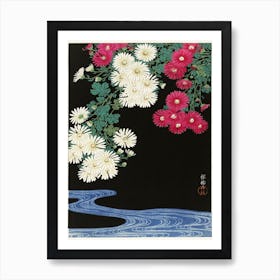 Chrysanthemums, Ohara Koson Art Print