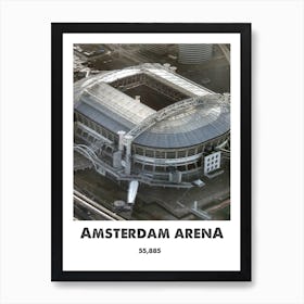 Amsterdam Arena, Football, Stadium, Soccer, Art, Wall Print 1 Art Print