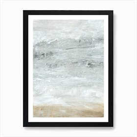 Beckon - Abstract Beach Landscape Painting Art Print