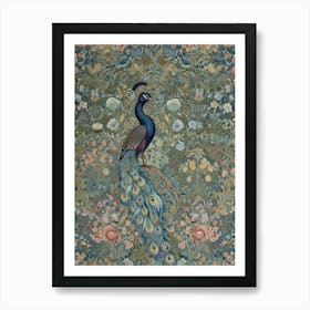 William Morris  Peacock 2 Art Print