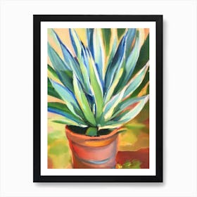 Aloe Vera 2 Impressionist Painting Art Print