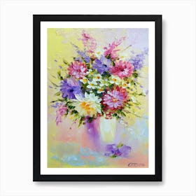 bouquet of summer flowers Art Print