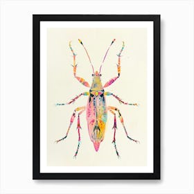 Colourful Insect 7 Illustration Art Print