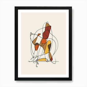 Abstract Painting 1954 Art Print