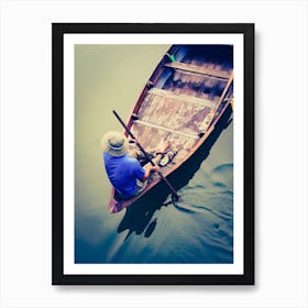 The Navigator Of Hoi An Art Print