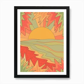 Autumn Shores Art Print