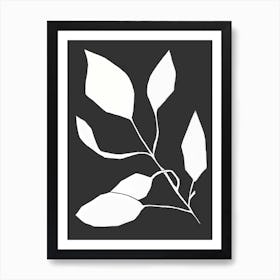 Six Leaves Art Print