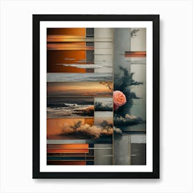 Abstract - Rose Art Print