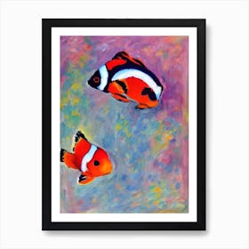 Clownfish Matisse Inspired Art Print