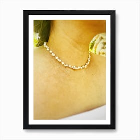Pearl Necklace Art Print
