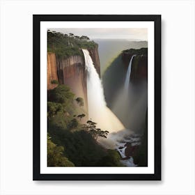 Kalandula Falls, Angola Realistic Photograph (3) Art Print