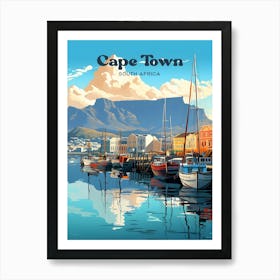 Cape Town South Africa 3 Travel Poster 3 4 Resize Art Print