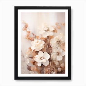 Boho Dried Flowers 3 Art Print