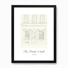 Nice The Book Nook Pastel Colours 4 Poster Art Print