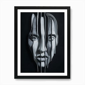 Face Of A Woman Art Print