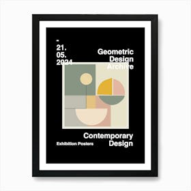 Geometric Design Archive Poster 33 Art Print