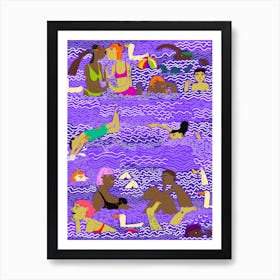 In The Ocean Art Print