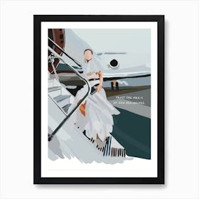 Airplane Chic Art Print